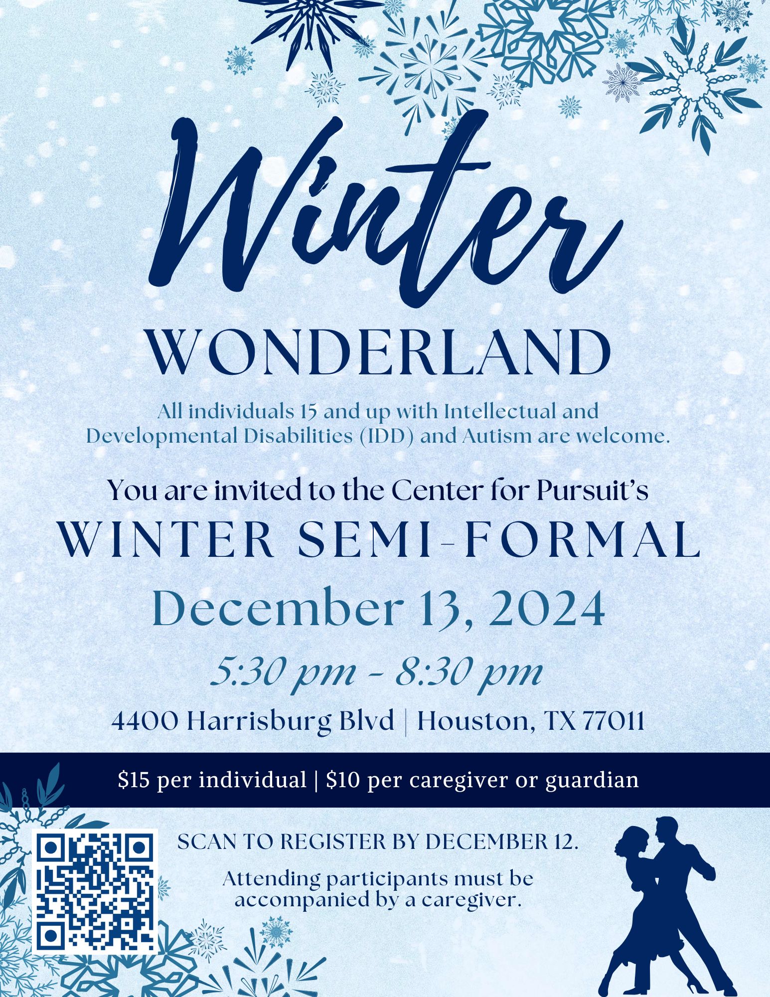 Winter Wonderland The Center for Pursuit Houston, TX